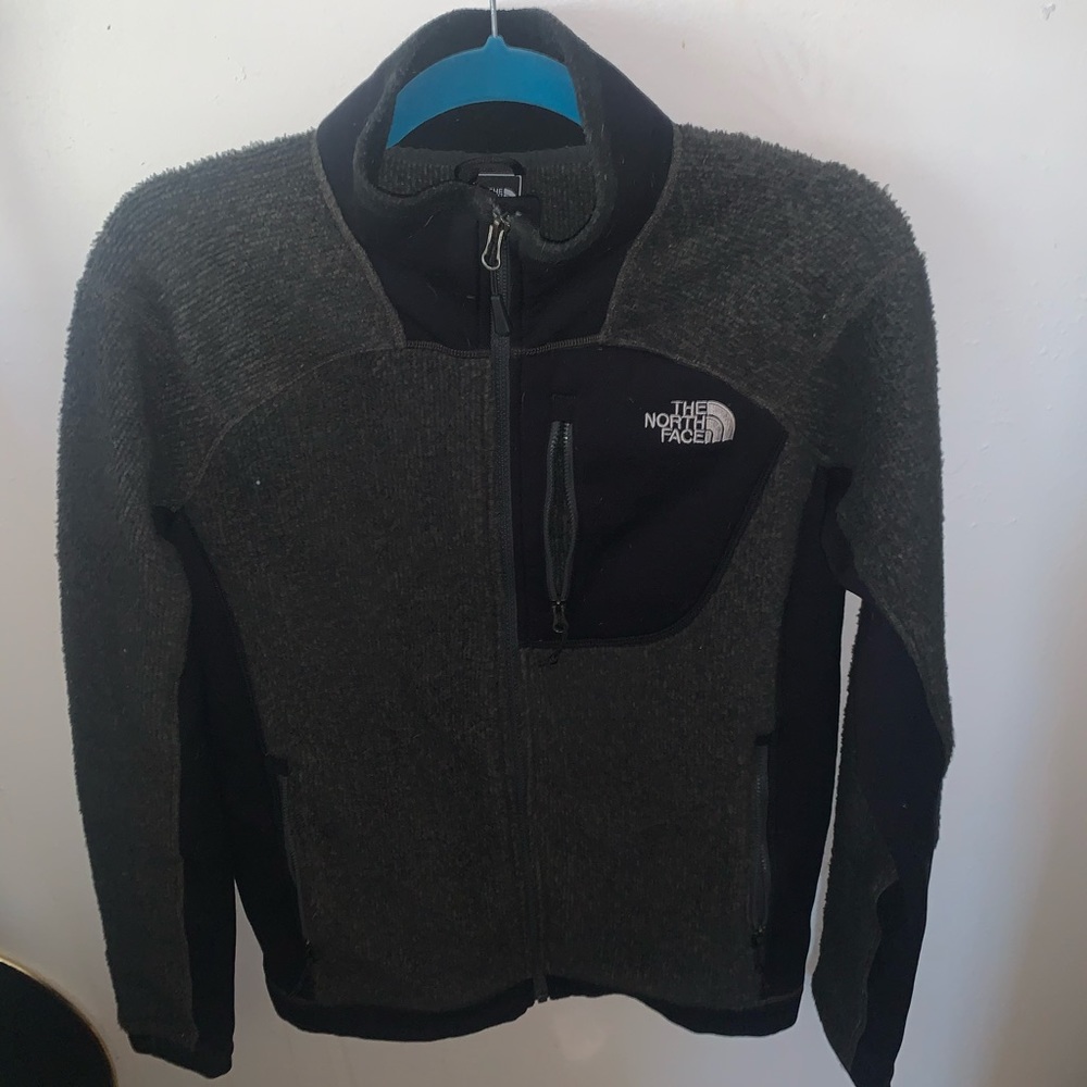 Dark green north face jacket